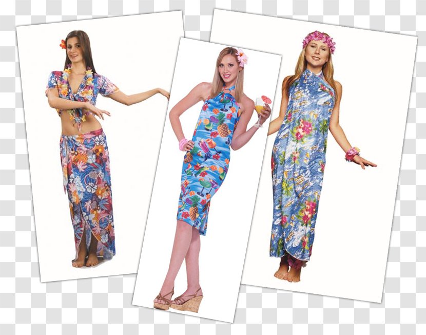 Hawaiian Costume Party Shoulder - Silhouette - Dress Transparent PNG