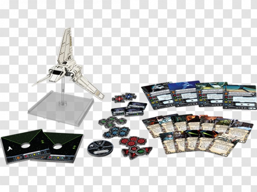 Star Wars: X-Wing Miniatures Game X-wing Starfighter Fantasy Flight Games - Wars Xwing - Imperial Shuttle Transparent PNG