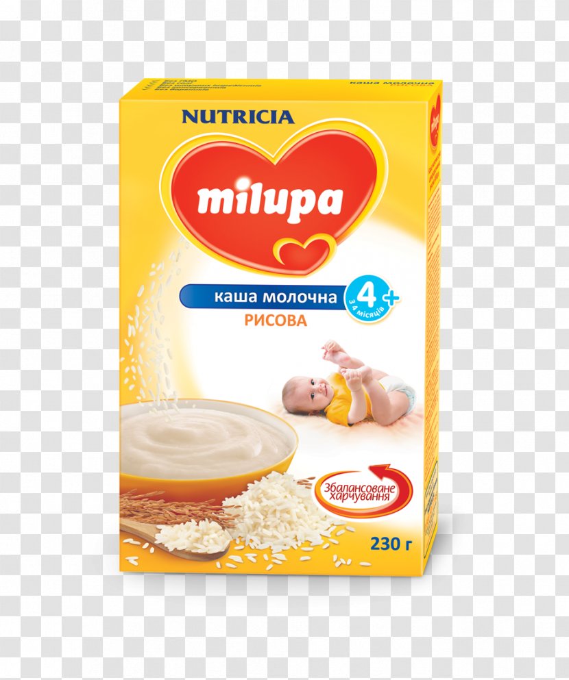 Kasha Rice Porridge Milupa Cereal - Pack Transparent PNG