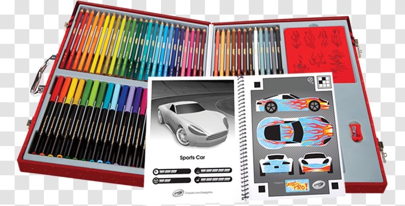 Crayola Virtual Design Pro Car Collection Art Kit Multicoloured Office Supplies LLC Plastic Transparent PNG