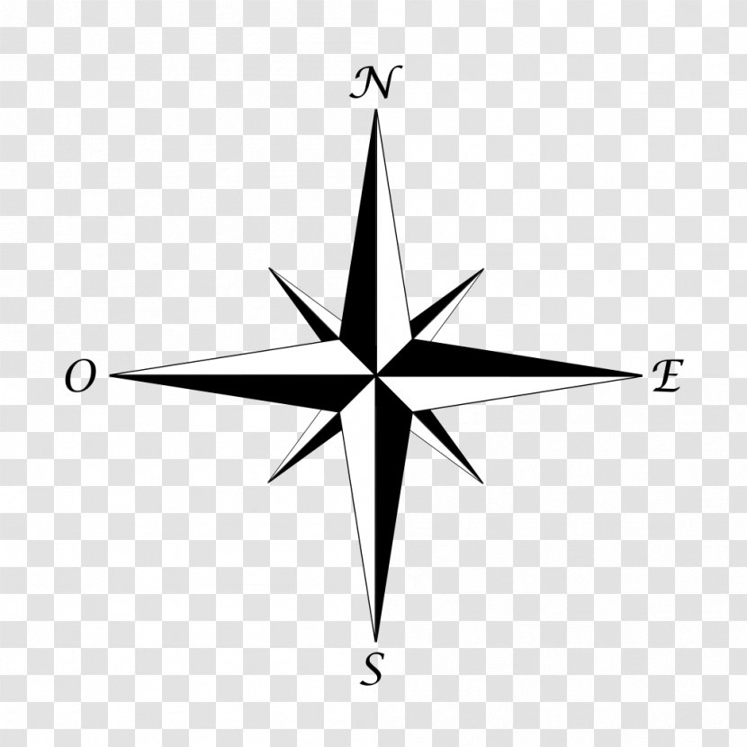 Compass Rose North - Area Transparent PNG