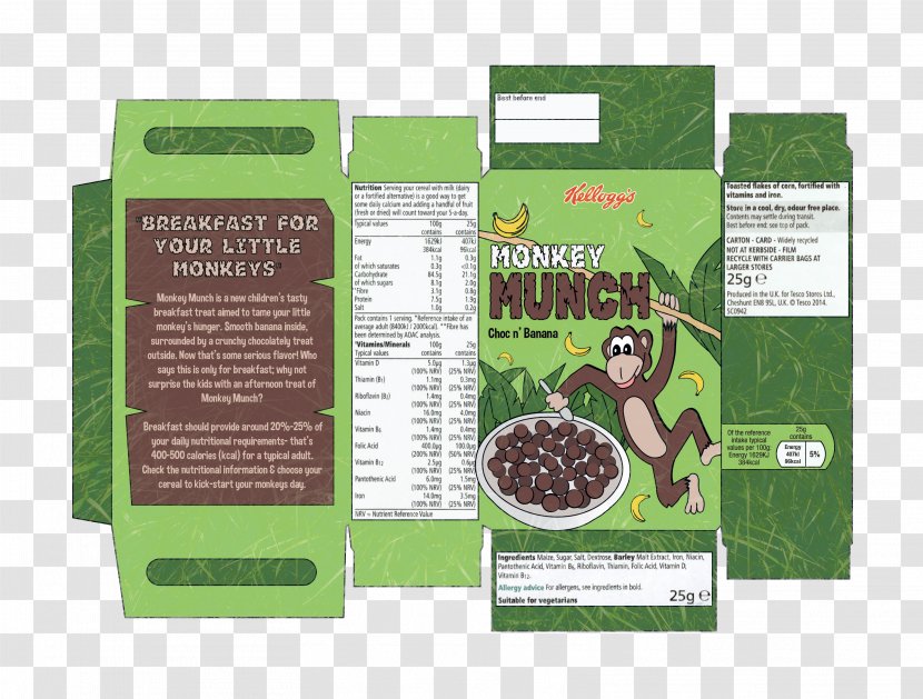 Breakfast Cereal Chex Mix Packaging And Labeling - Herbal - Textured Box Transparent PNG