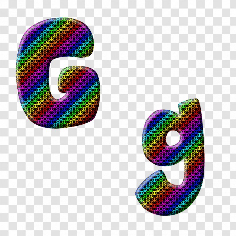 Alphabet Letter G - Body Jewelry - Purple Transparent PNG