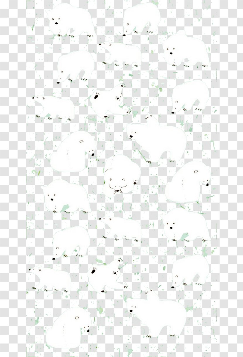 Tree Area Angle Pattern - Flower - White Polar Bear Transparent PNG