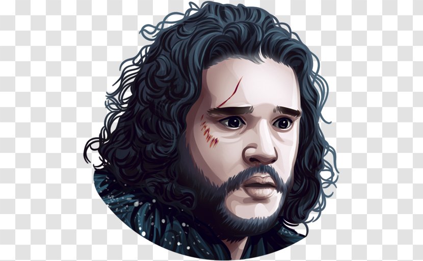 Game Of Thrones Jon Snow Daenerys Targaryen Sticker Telegram Transparent PNG