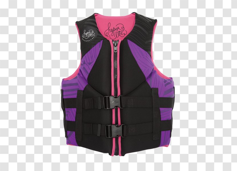 Hyperlite Wake Mfg. Life Jackets Wakeboarding Gilets Woman - Purple - Fashion Transparent PNG