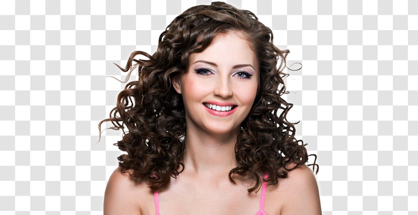 Hairstyle Hair Permanents & Straighteners Wig Brown - Cartoon - Cabelos Transparent PNG