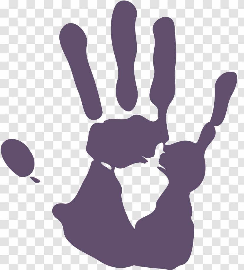 Red Hand Of Ulster - Purple - Date Palm Transparent PNG