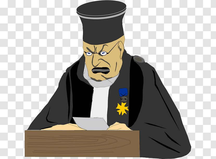 Judge Magistrate Contempt Of Court Lawyer - Evidence - Cartoon Transparent PNG