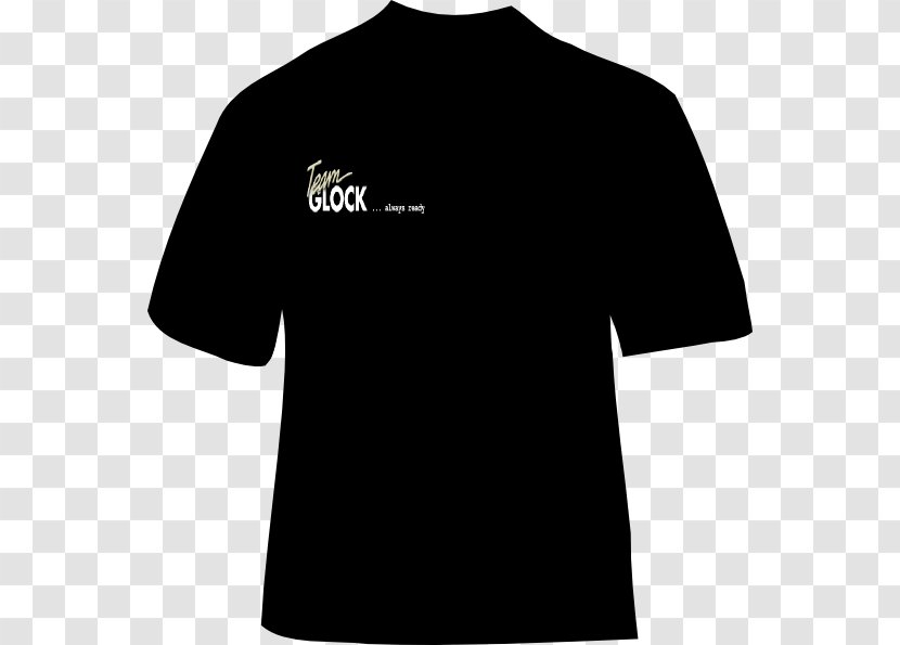 T-shirt Polo Shirt Clip Art - Black - Fissure Vector Transparent PNG
