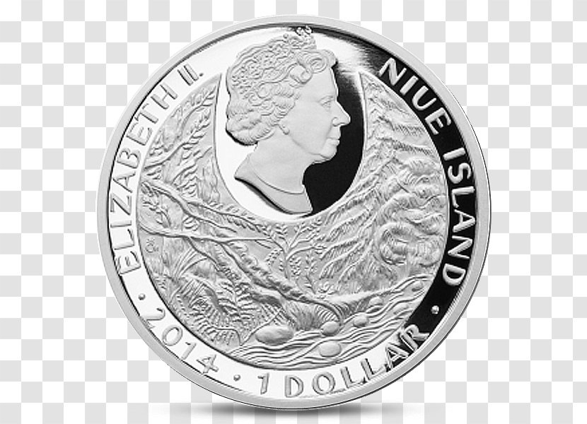Niue Coin Silver Eurasian Lynx White - Currency Transparent PNG
