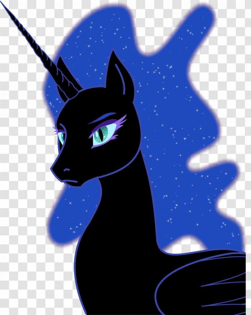 Princess Luna Pony Celestia Drawing - Vertebrate - Nightmare Transparent PNG