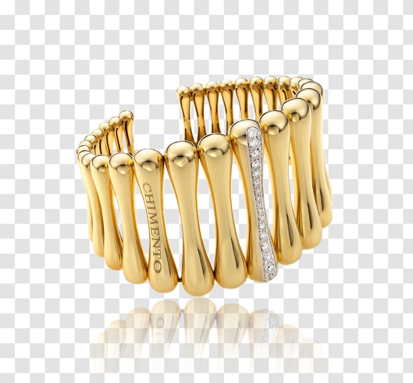 Earring Gold Bangle Bracelet - Bamboo Ring Transparent PNG