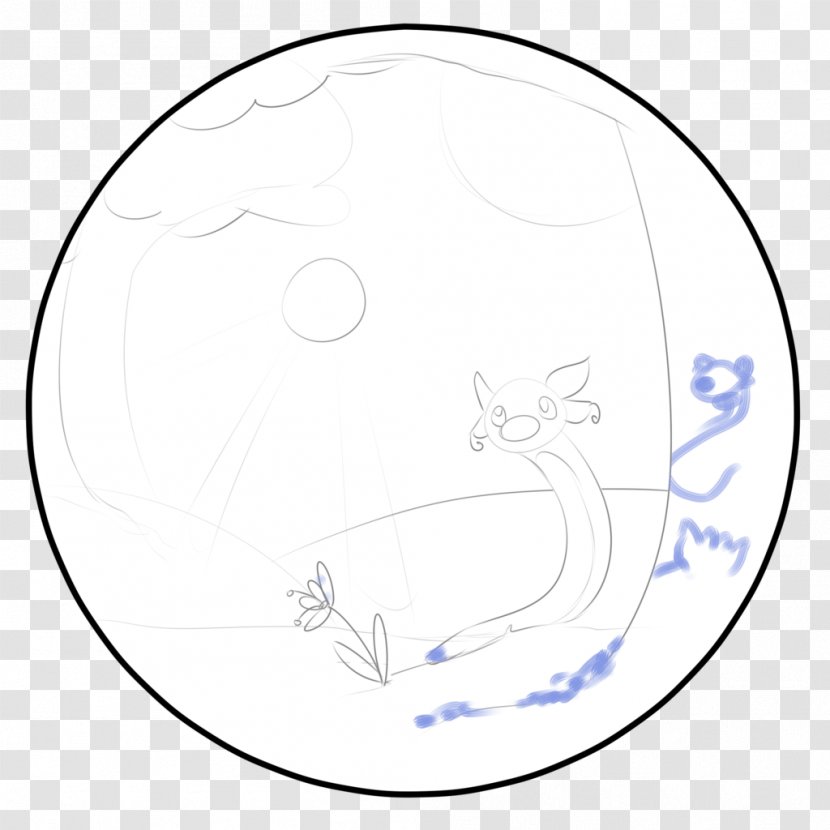 Mammal Drawing White Line Art Clip - Watercolor Stars Transparent PNG