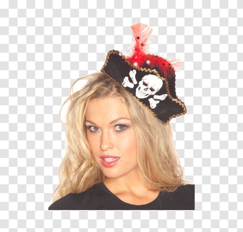Mock Pirate Hat On Headband Headpiece Amazon.com Clothing - Smiffys - With Feather Transparent PNG