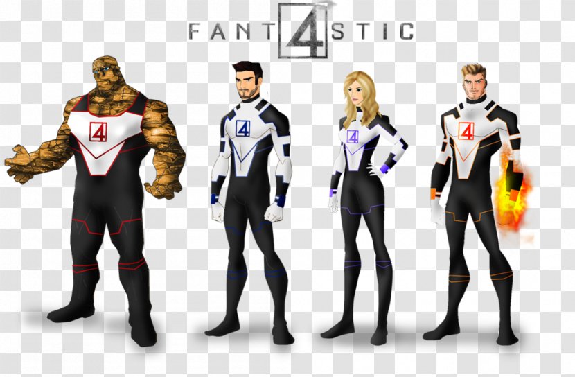 Thing Johnny Blaze Marvel Comics Fantastic Four Cinematic Universe - Superhero Movie - Storm Band Transparent PNG