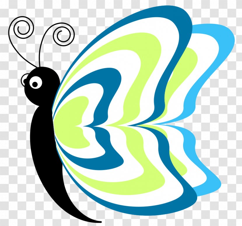 Cartoon Free Content Clip Art - Green Butterfly Clipart Transparent PNG