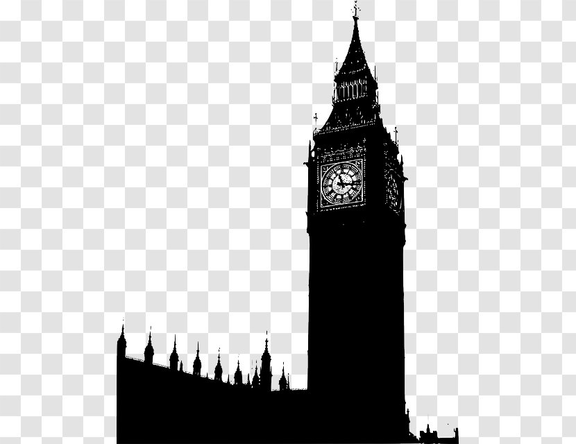 Big Ben Palace Of Westminster Book Stock.xchng Image - Monochrome - Briton Transparent PNG