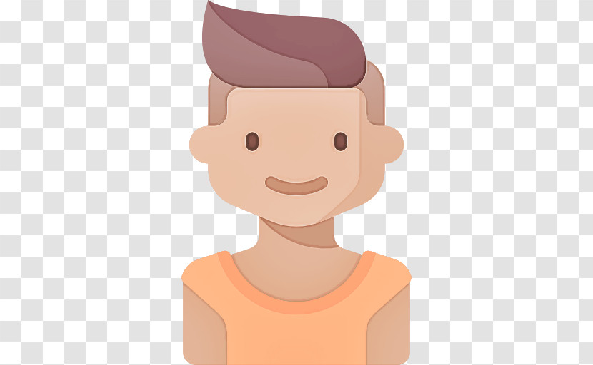 Cartoon Face Head Skin Cheek Transparent PNG