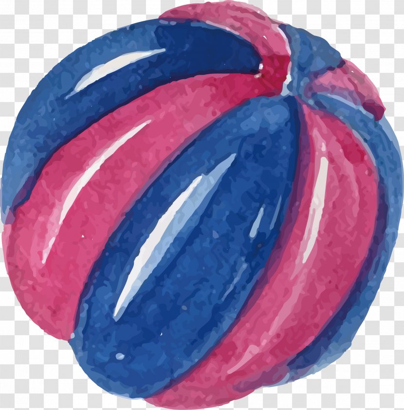 Watercolor Painting - Cobalt Blue - Ball Vector Transparent PNG