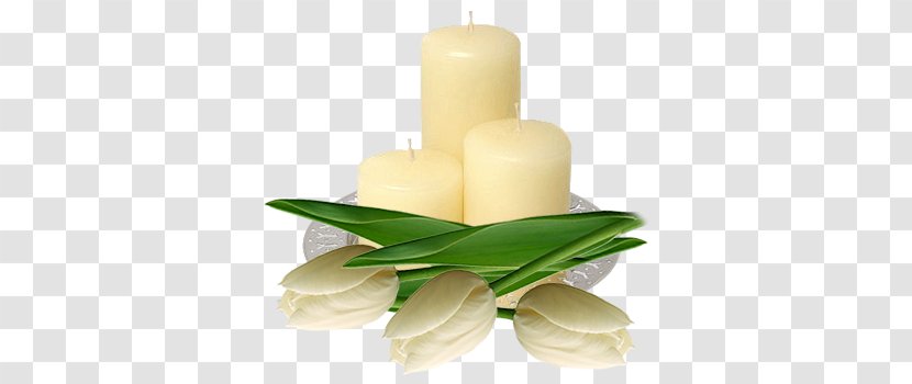 Flameless Candles Wax - Flower - Candle Transparent PNG