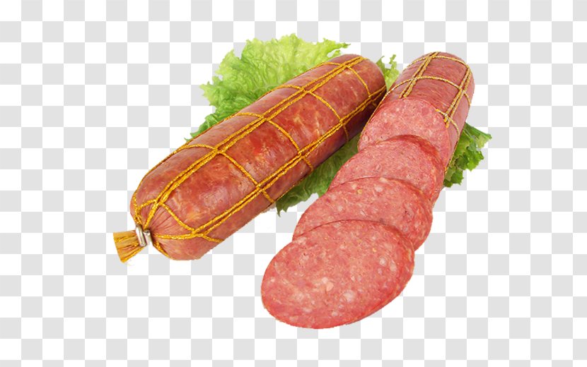 Thuringian Sausage Salami Cervelat Bratwurst Mortadella Transparent PNG