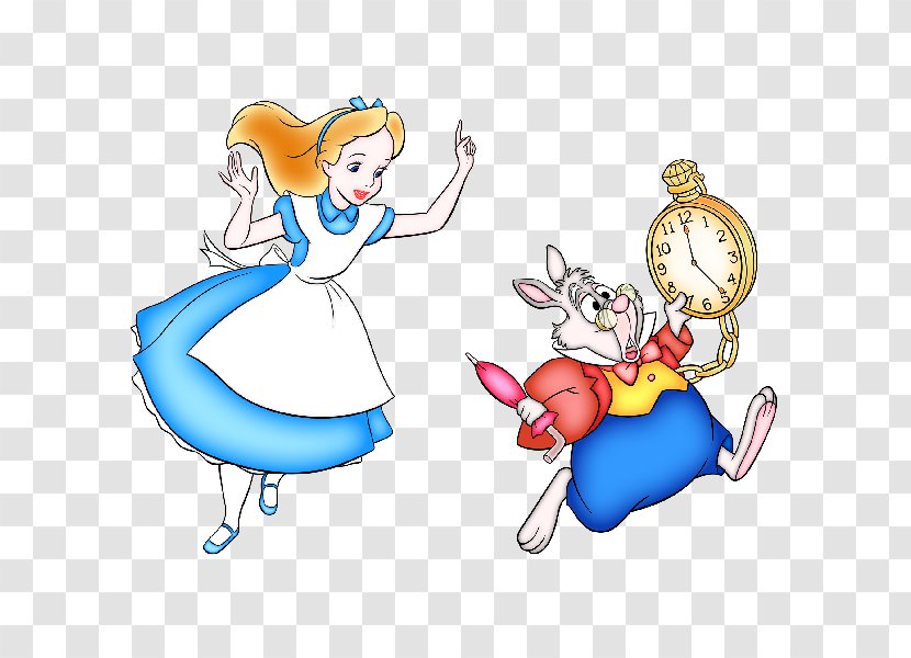 Alice's Adventures In Wonderland White Rabbit Tweedledum The Mad Hatter - Alice Transparent PNG