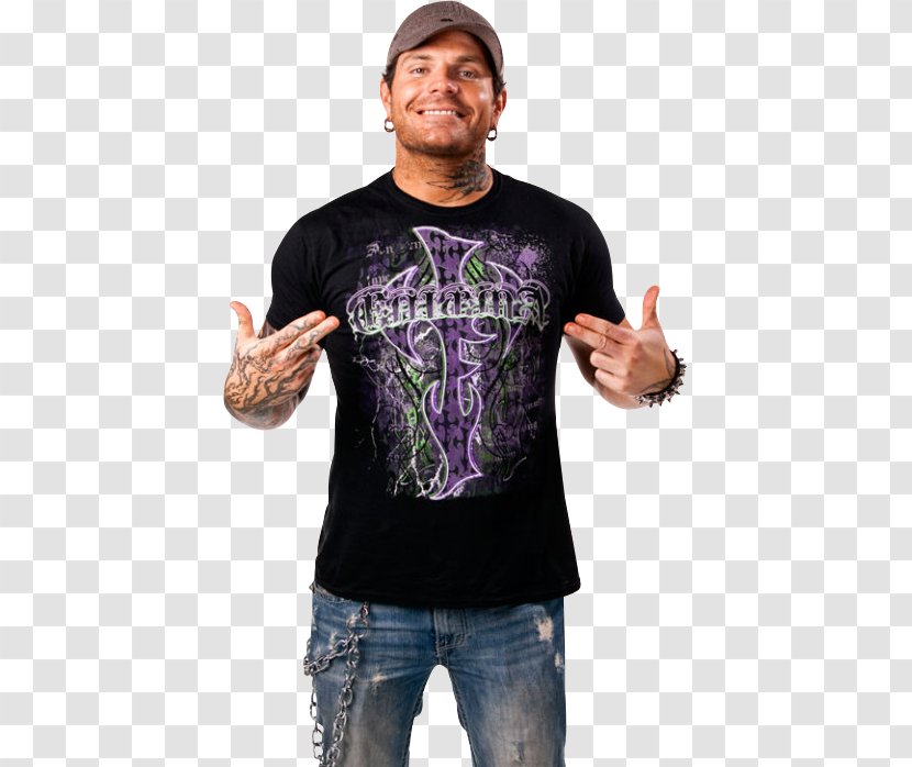 Jeff Hardy T-shirt Impact! Clothing Impact Wrestling - Cartoon Transparent PNG