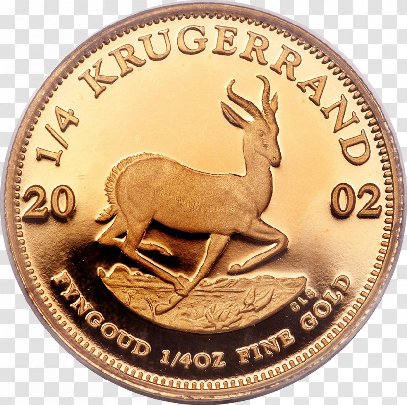 Krugerrand Bullion Coin Gold Transparent PNG
