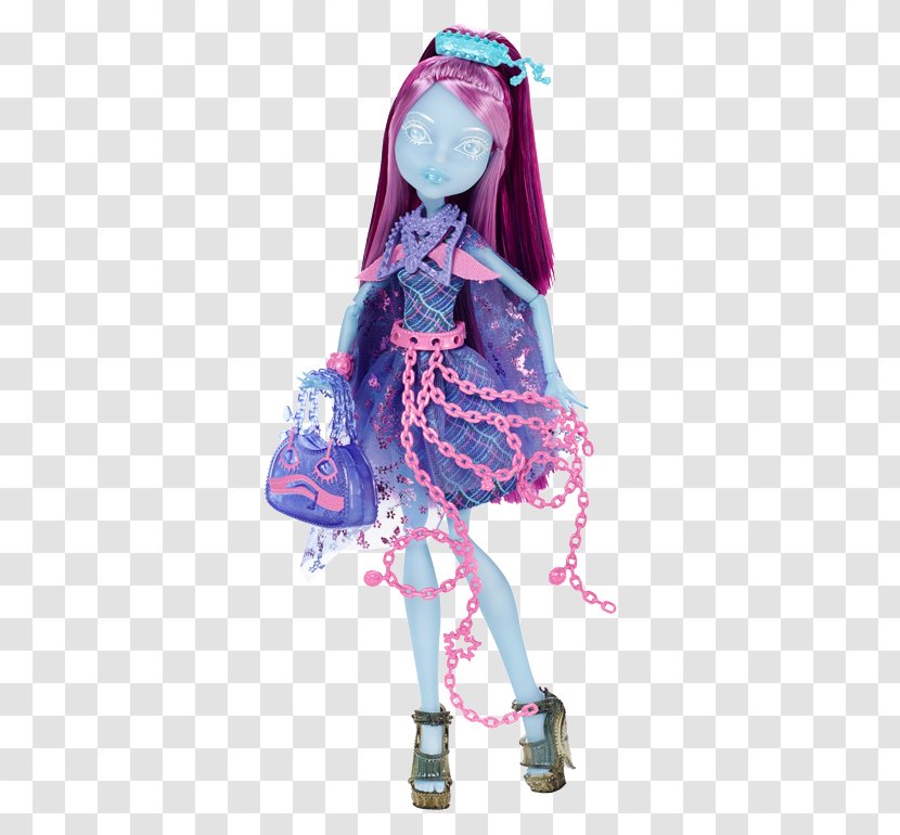 Kiyomi Haunterly Monster High Doll Ghost Toy - Fashion Design - Clawdeen Wolf Coloring Sheets Transparent PNG