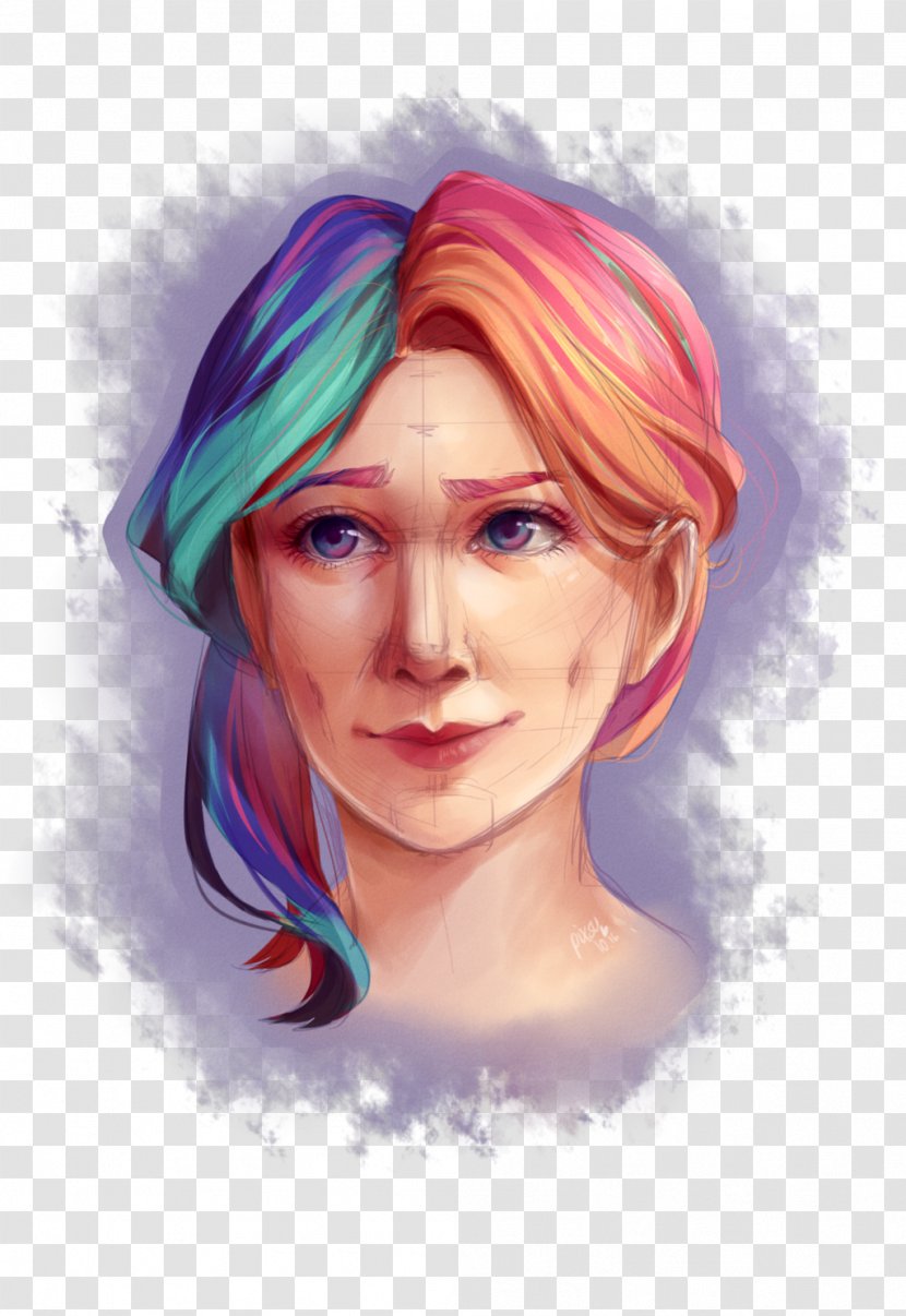 Jenna Drawing Self-portrait - Tree - Painting Transparent PNG