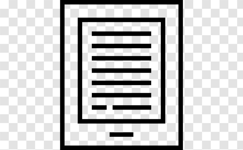 Sony Reader E-Readers Font - Rectangle Transparent PNG