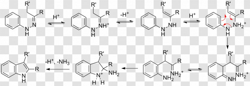 Line Point Angle White Number - Chemical Synthesis Transparent PNG