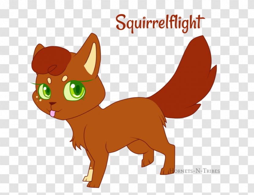 Warriors Cats Of The Clans Erin Hunter Squirrelflight - Small To Medium Sized - Cat Transparent PNG