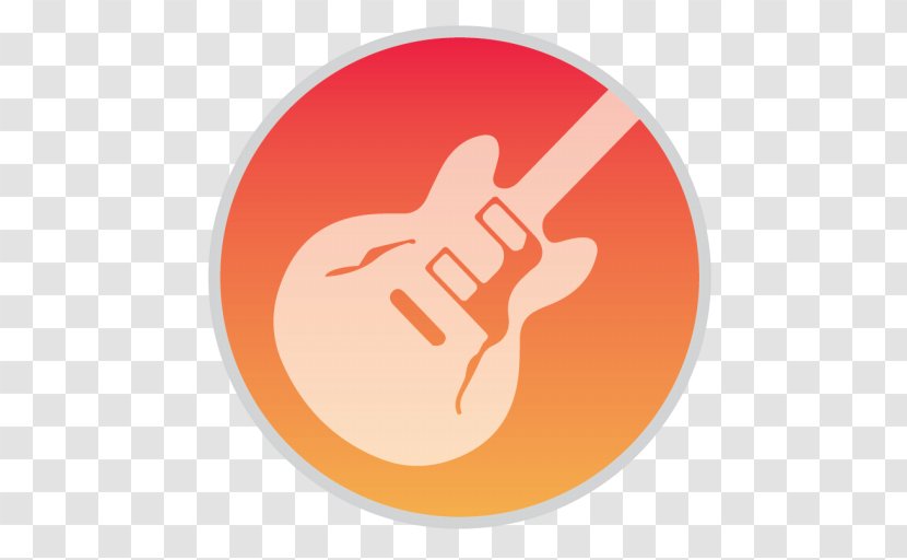 Orange Thumb Finger Hand Font - Frame - Garageband Transparent PNG