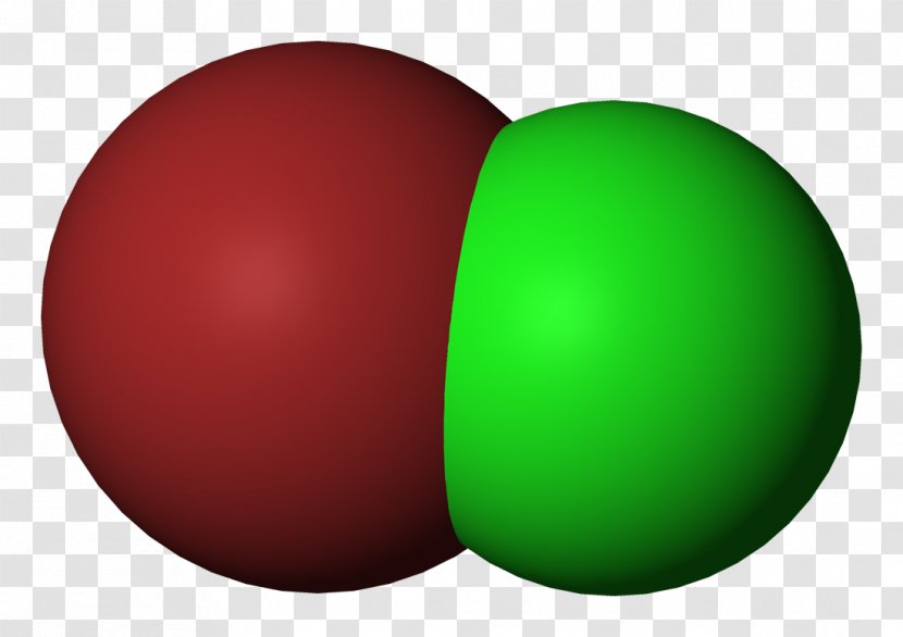 Bromine Monochloride Iodine Molecule - Halogen - Interhalogen Transparent PNG