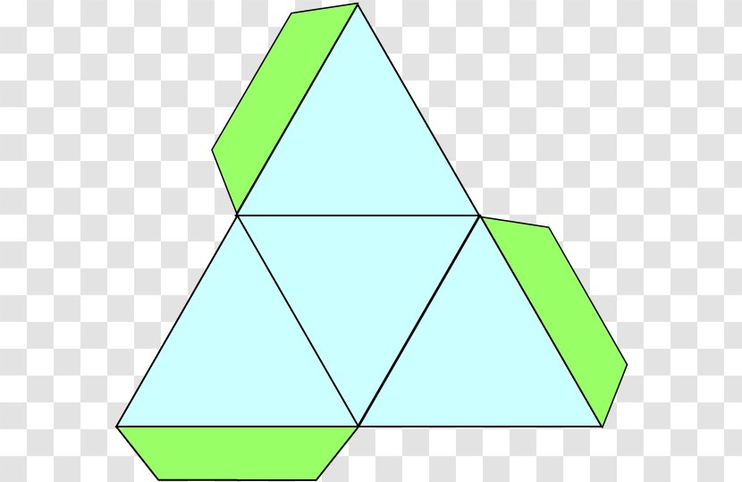 Triangle Point Green Transparent PNG