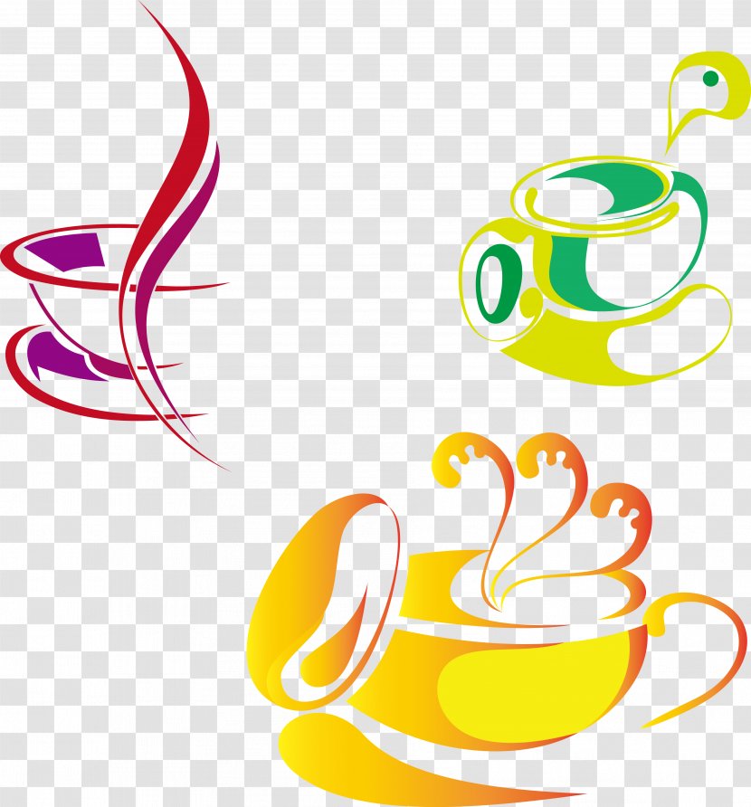 Coffee Cup Logo Teacup Clip Art - Drawing - Creative Transparent PNG