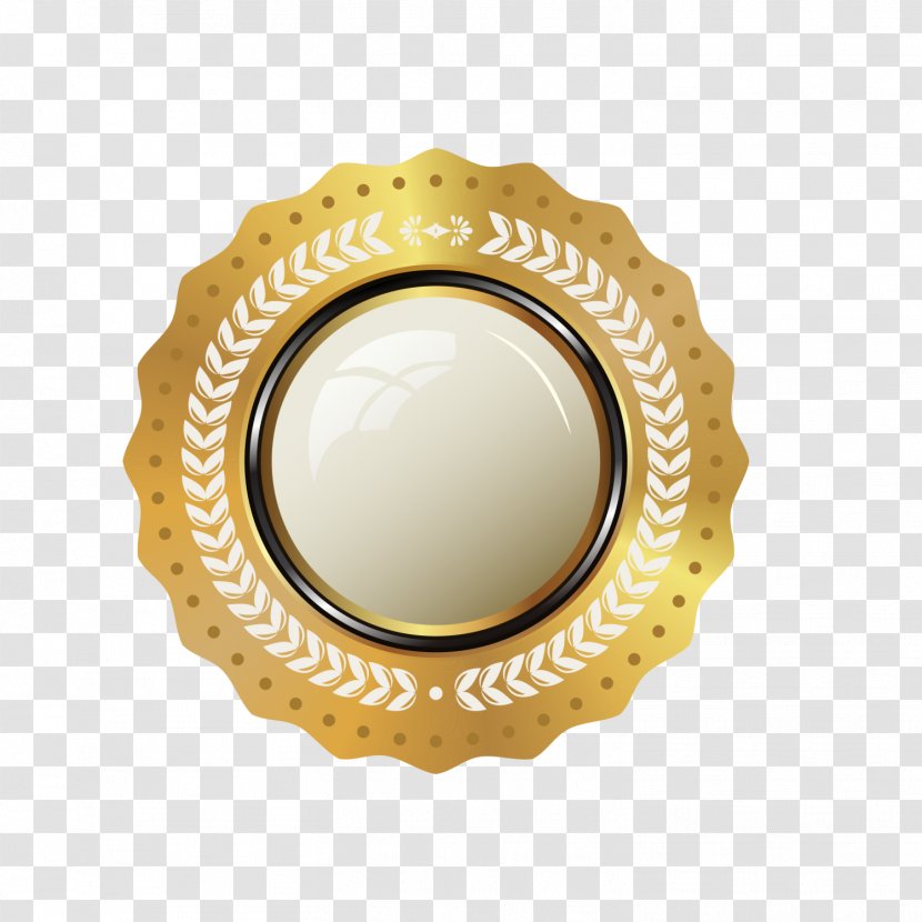 Luxury Gold Badge - Dishware - Cup Transparent PNG