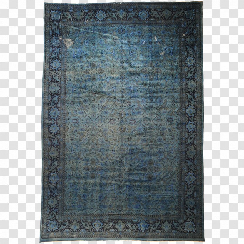 Pakistan New York City Rectangle Aga John Rugs Carpet - Blue - Ottoman Frame Transparent PNG