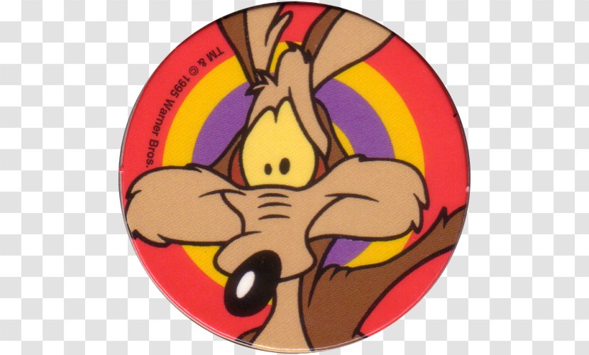 Milk Caps Looney Tunes Wile E. Coyote And The Road Runner Animated Cartoon - Show - Yellow Transparent PNG
