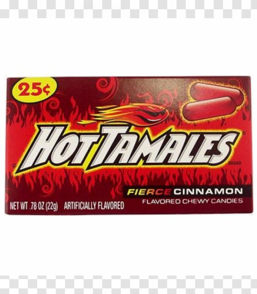 Hot Tamales Candy Cinnamon Flavor - Just Born Transparent PNG