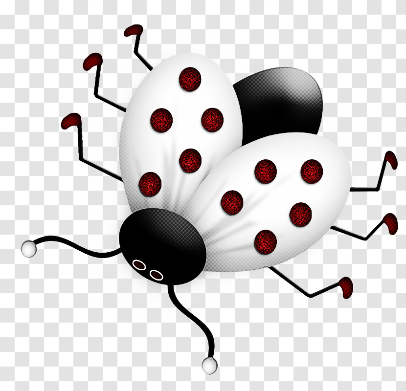 Ladybird Beetle Black & White - M Black & White / M Bienvenue Dans Ma Maison Fan Transparent PNG