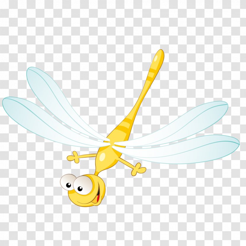 Dragonfly Cartoon Illustration - Membrane Winged Insect - Flying Transparent PNG