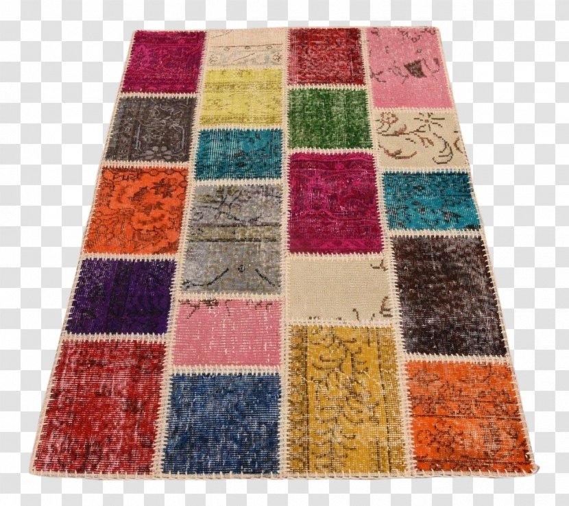 Carpet Patchwork Wool El Halısı Mat Transparent PNG