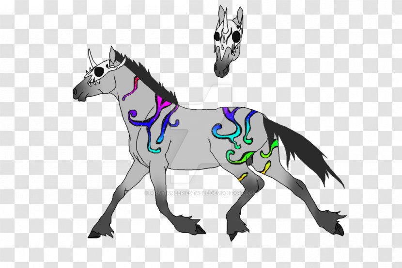 Mustang Donkey Unicorn Dog Halter - Pack Animal Transparent PNG
