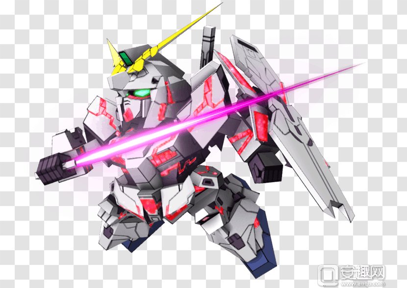 Mobile Suit Gundam Unicorn Model RX-0 独角兽高达 SD - Earth Federation - Sd Transparent PNG