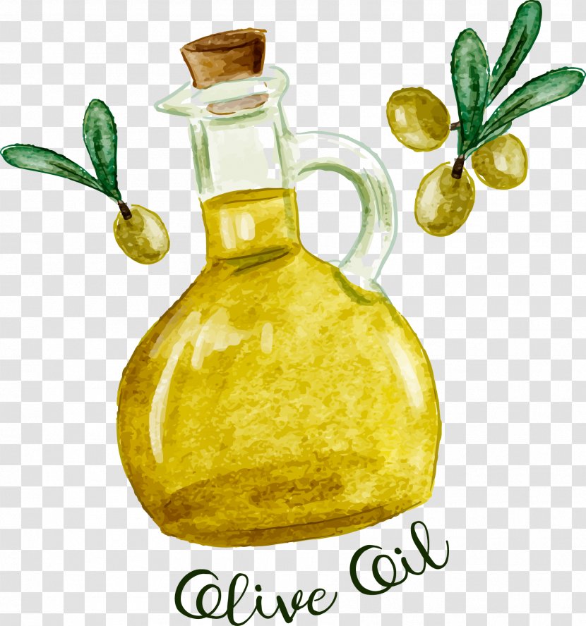 Olive Oil Marinara Sauce - Liquid - Vector Hand Painted Transparent PNG