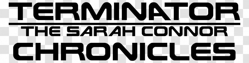 Sarah Connor I'll Be Back The Terminator Logo - Black And White Transparent PNG