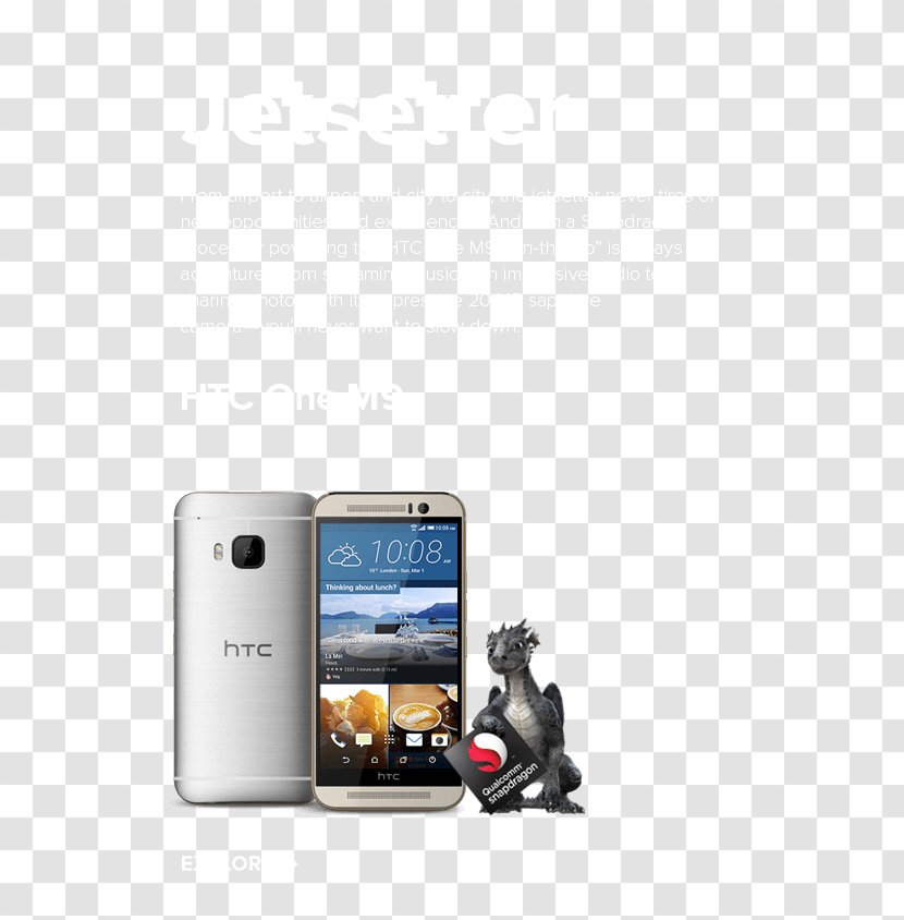 HTC One M9+ Smartphone Telephone - Htc Transparent PNG